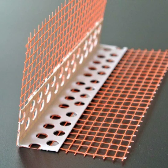 Corner bead PCV with mesh - Orange - 2.5m