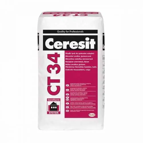 Ceresit CT34 rough mineral render WHITE - 25kg