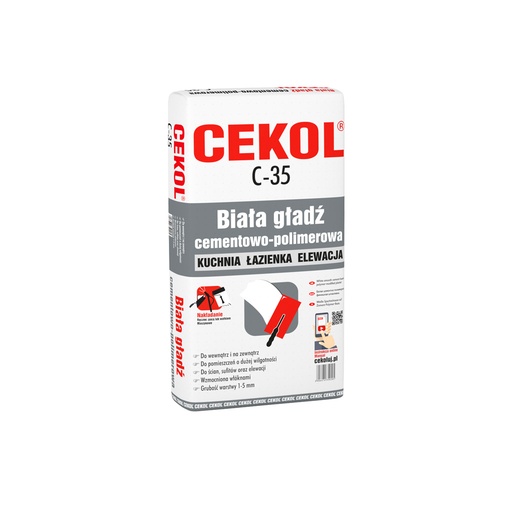 Cekol C-35 Smooth render - 20kg