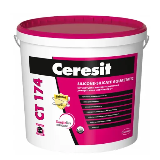 [200503] Ceresit CT174 - silicate-silicone render - 1.5mm - 25kg