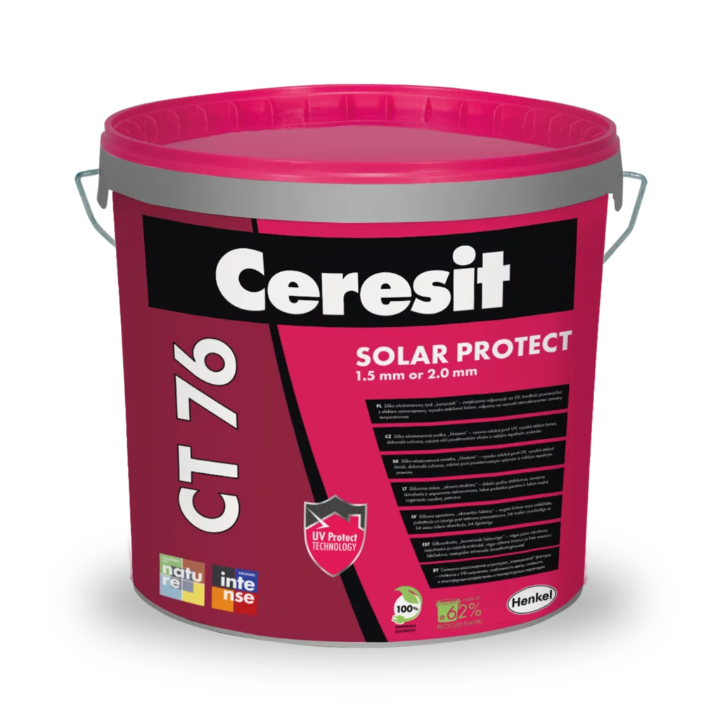 Ceresit CT76 - silicone-elastomer render - 1.5mm