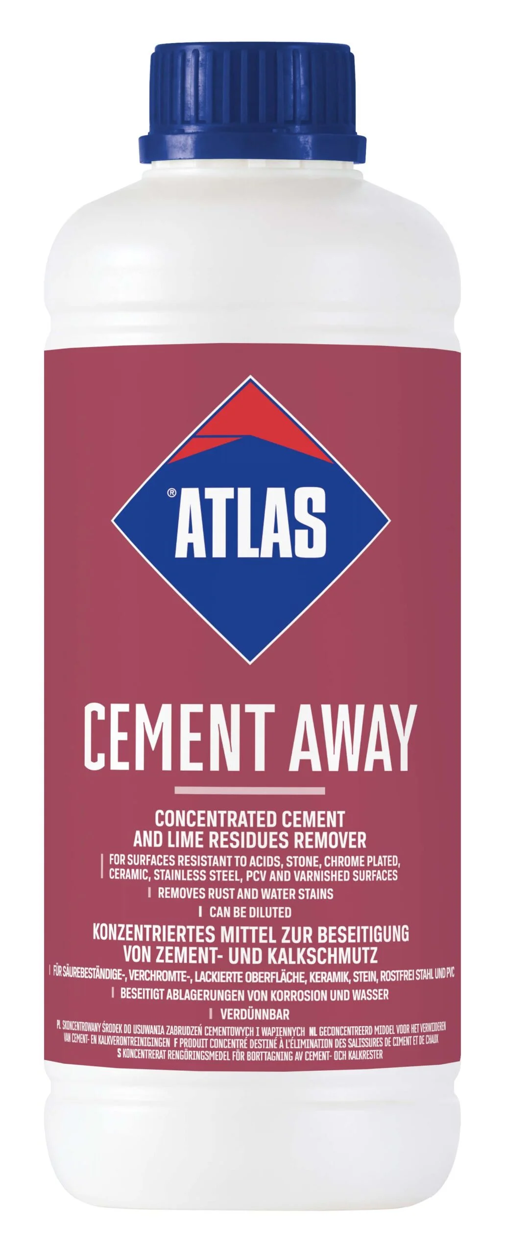 Atlas CEMENT AWAY - concentrated cement and lime remover - 1L