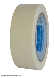 Blue Dolphin Paper Yellow Masking Tape 38mm 50m 