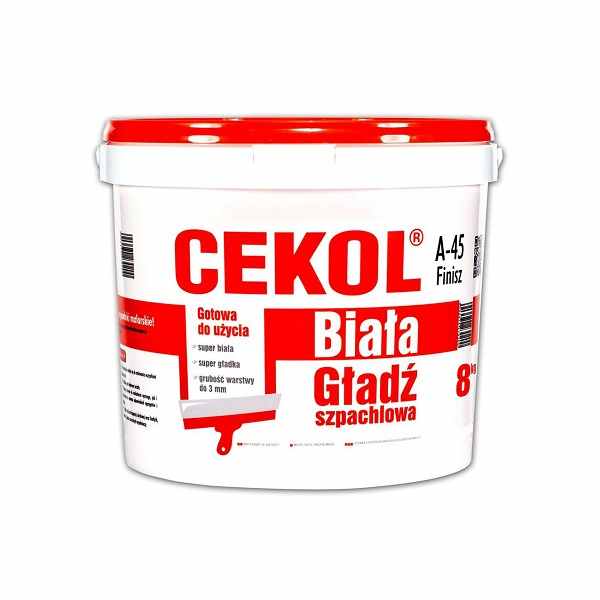 Cekol A-45 Finish Ready filler - 8kg