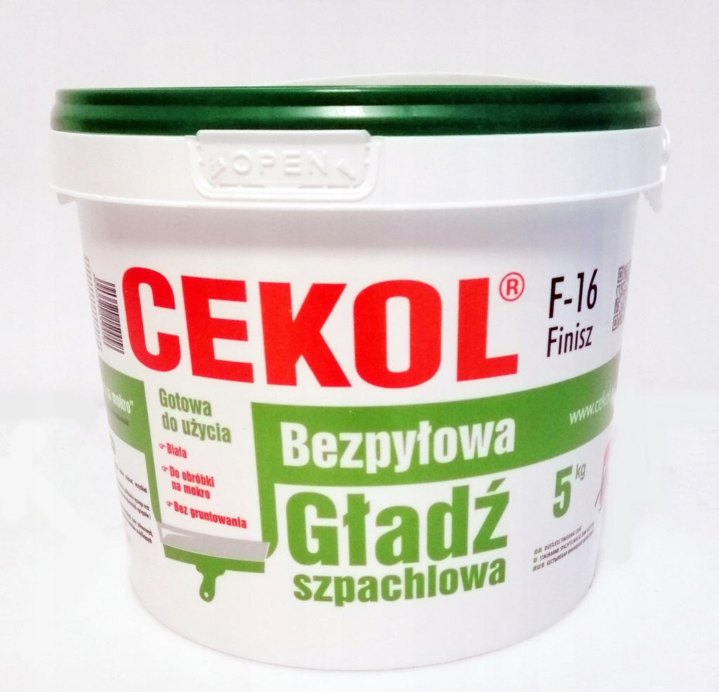 Cekol F-16 - ready dust free filler - 5kg