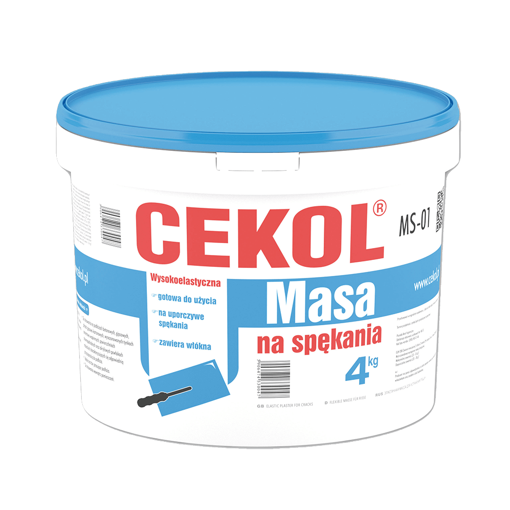 Cekol MS-01 elastic plaster for cracks - 4kg