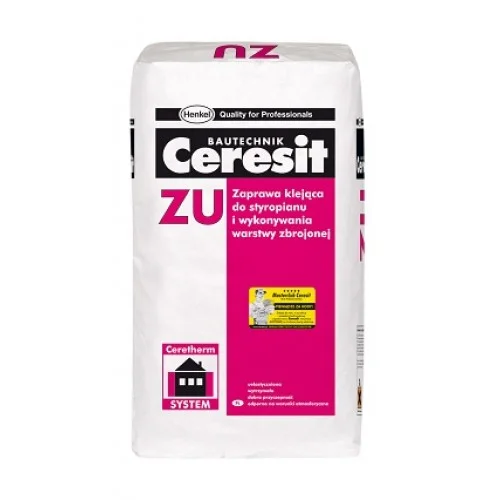 Ceresit ZU - Universal adhesive for polystyrene and mesh - 25kg