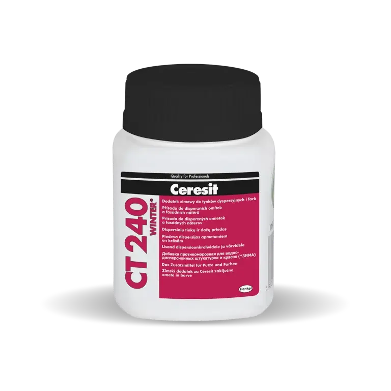 Ceresit CT240 WINTER - render and paint accelerator