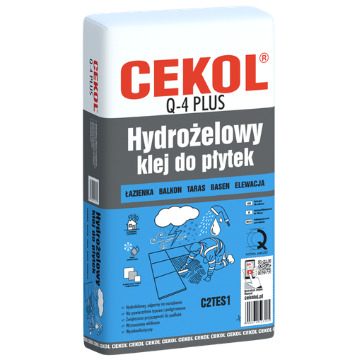 [200460] Cekol Q-4 Plus - Hydrogel tile adhestive - 20Kg