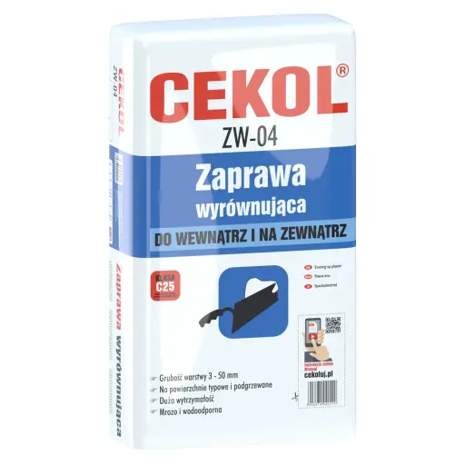 Cekol ZW-04 - frost and water resistant patching mortar - 22kg